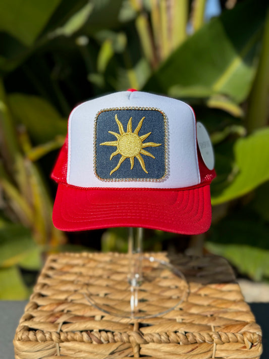 Sunspoke Signature Trucker Hat - Red