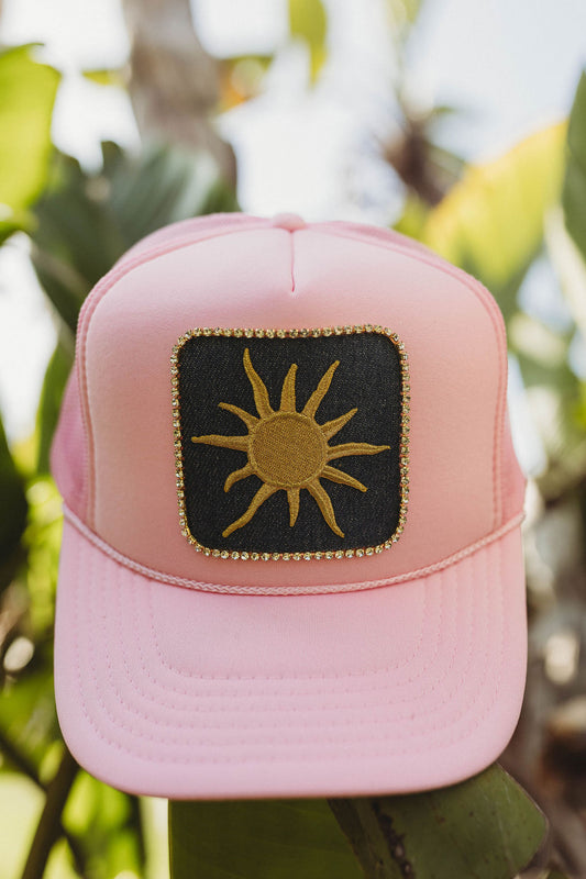 Sunspoke Signature Trucker Hat - Pink