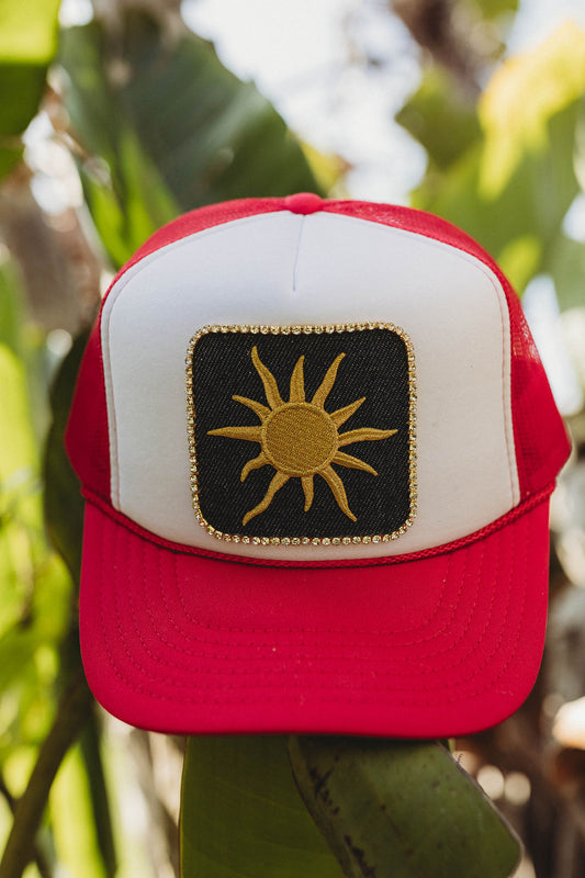 Sunspoke Signature Trucker Hat - Red