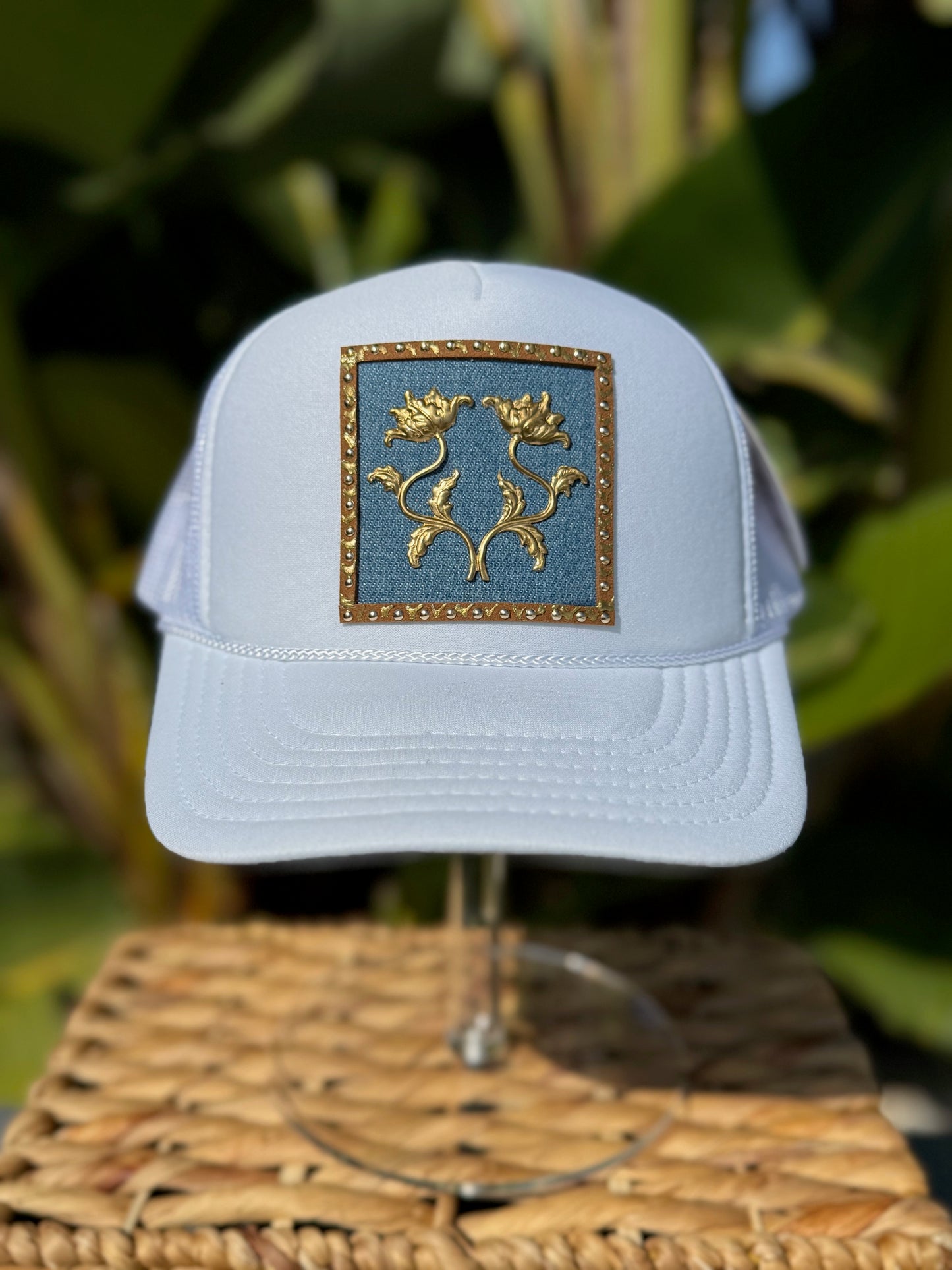 Brass Peony Hat