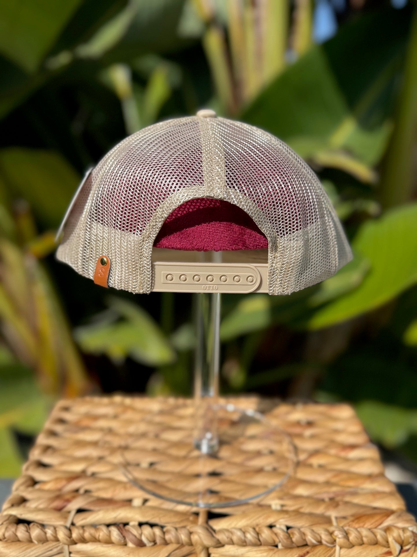 Gold Anchor Trucker Hat - Khaki