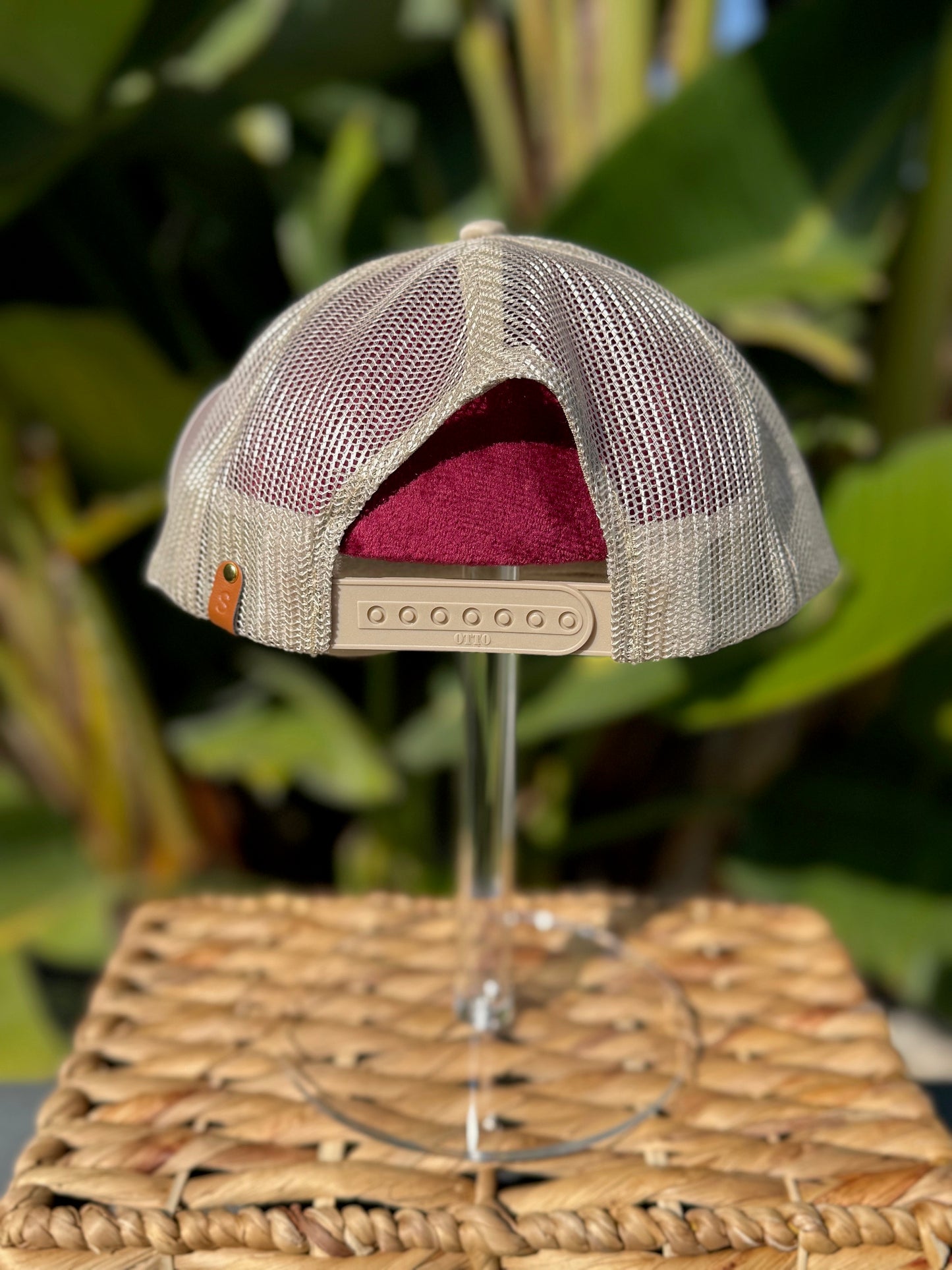 Gold Heart Trucker Hat - Khaki