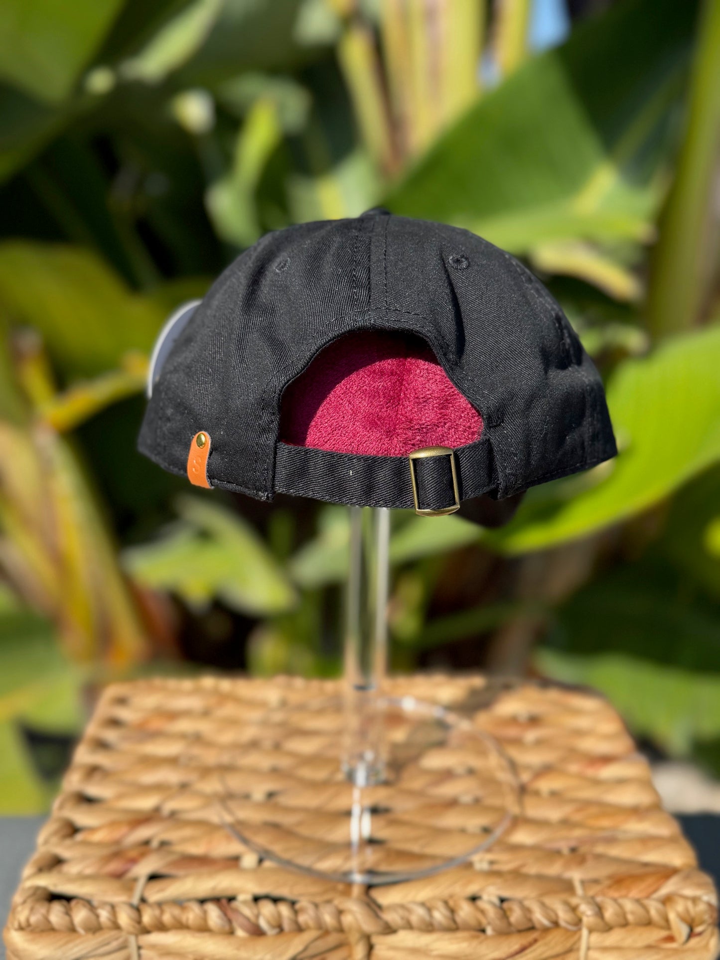 Peace Sign Dad Cap - Black