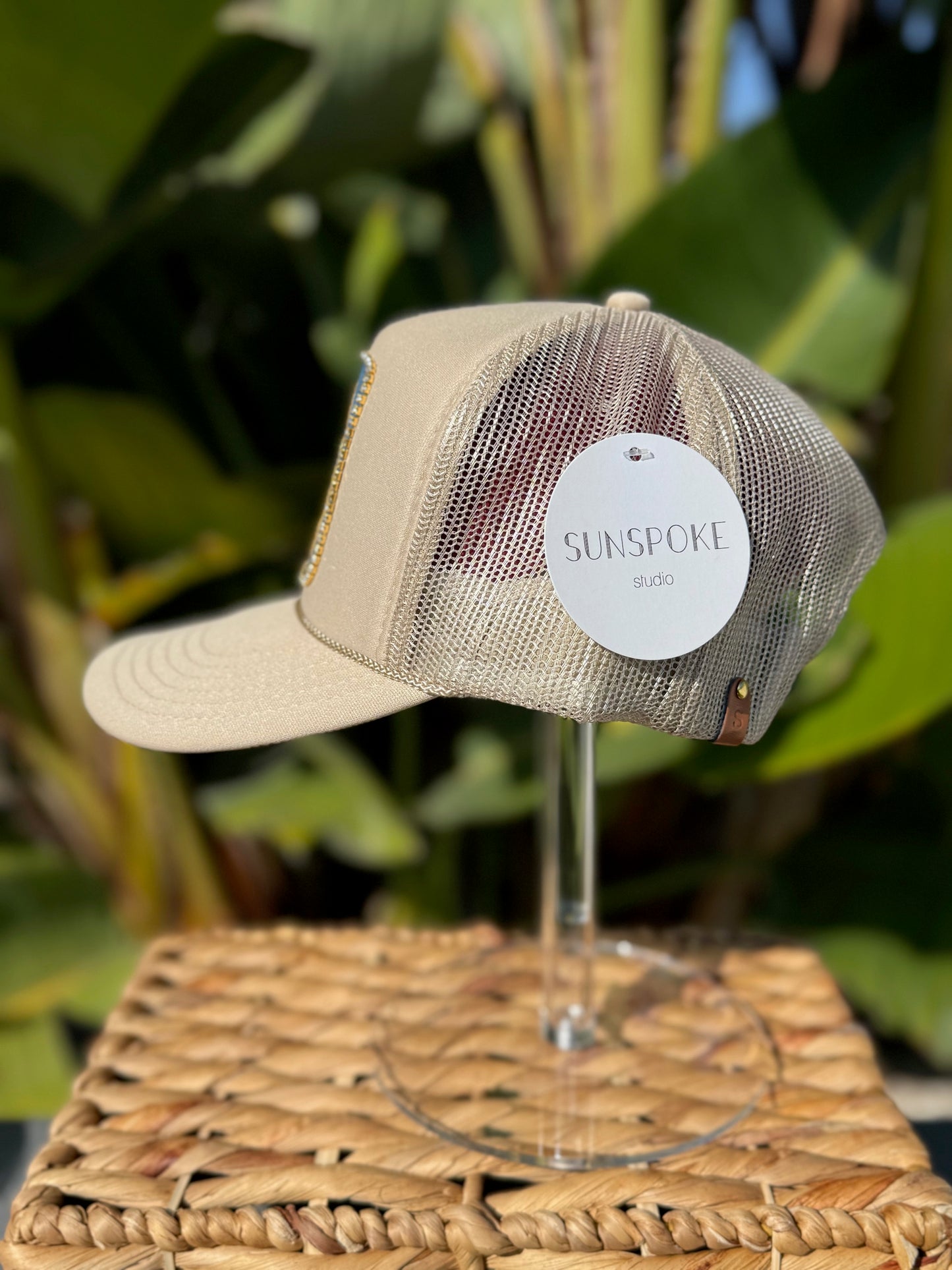 Sunspoke Signature Trucker Hat - Khaki