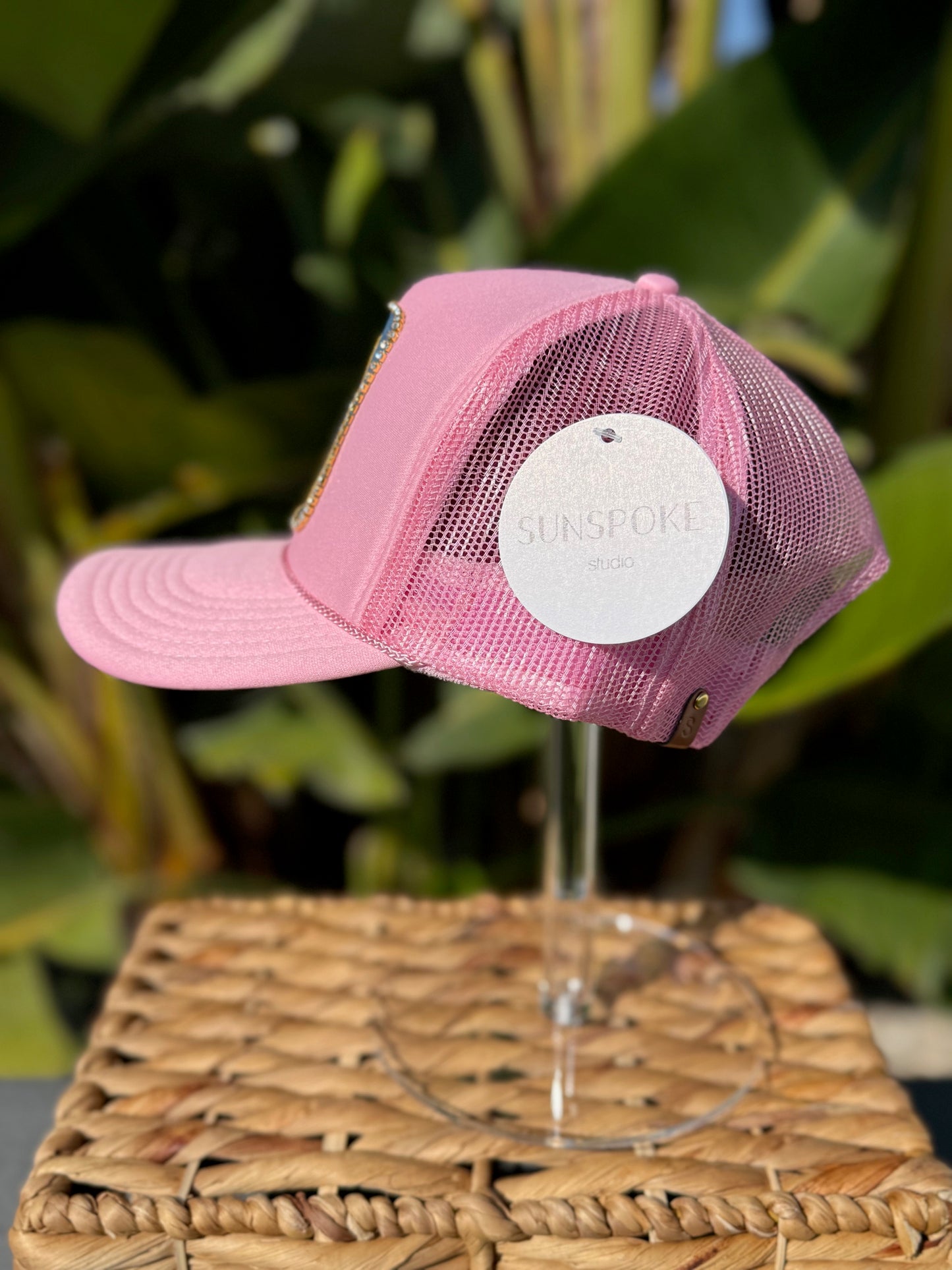 Sunspoke Signature Trucker Hat - Pink