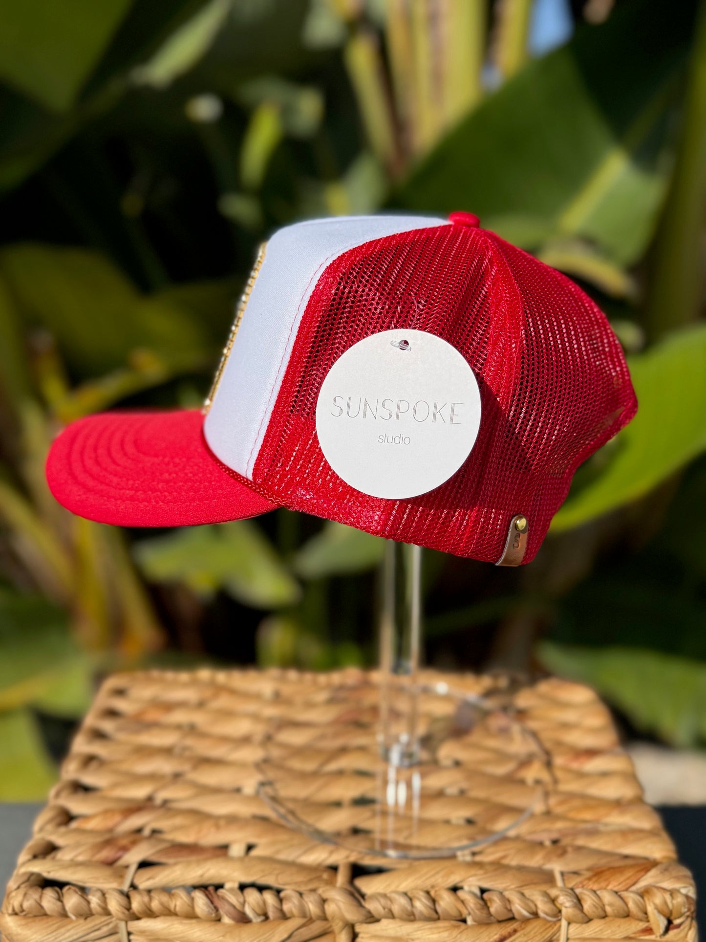 Sunspoke Signature Trucker Hat - Red
