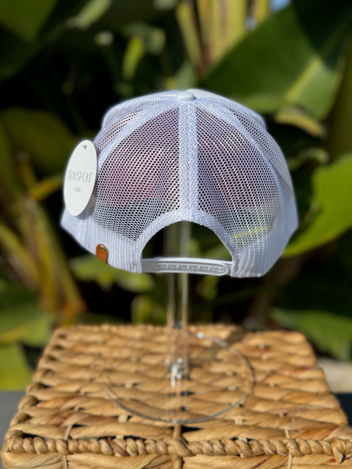 Sunspoke Signature Trucker Hat - White