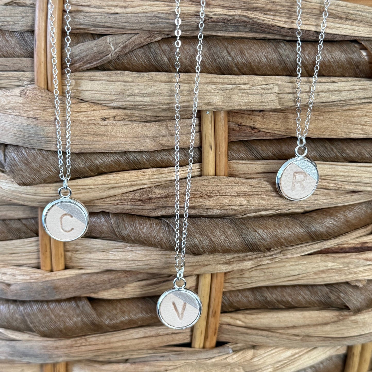Personalized Initial Necklace - Sterling Silver