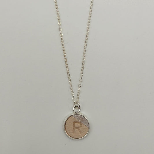 Personalized Initial Necklace - Sterling Silver