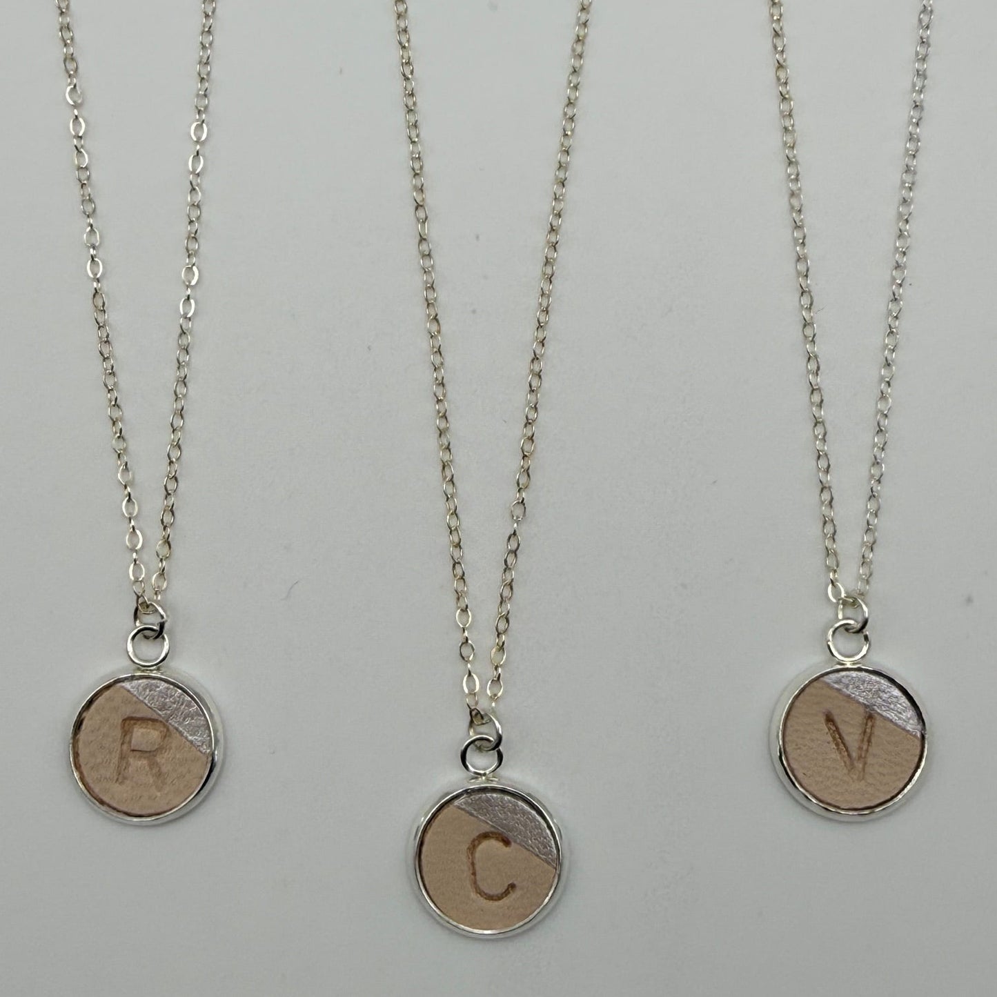Personalized Initial Necklace - Sterling Silver