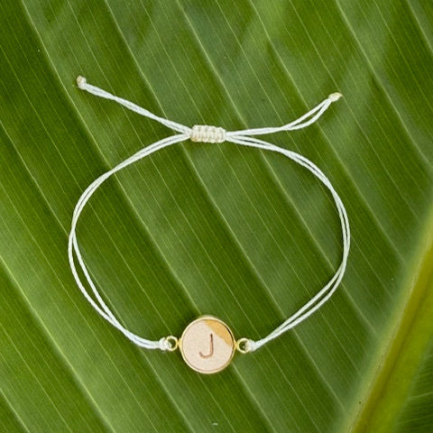 Personalized Initial Bracelet - Gold