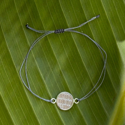 Embossed Leather Bracelet