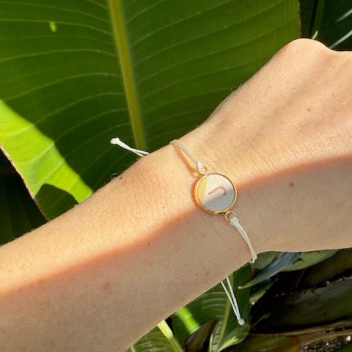 Personalized Initial Bracelet - Gold